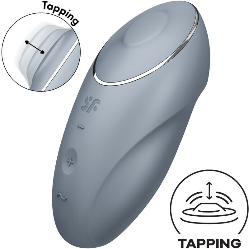 Satisfyer - Tap & Climax 1 Lay-On Vibrator Rood