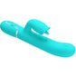 PRETTY LOVE - Rabbit Vibrator With Licking Aqua Groen