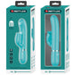 PRETTY LOVE - Rabbit Vibrator With Licking Aqua Groen