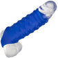 CalExotics - Admiral Beaded Vloeibare Siliconen Penis Sleeve Blauw