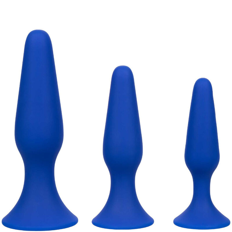 CalExotics - Admiral Kit 3 Anal Plug Blue