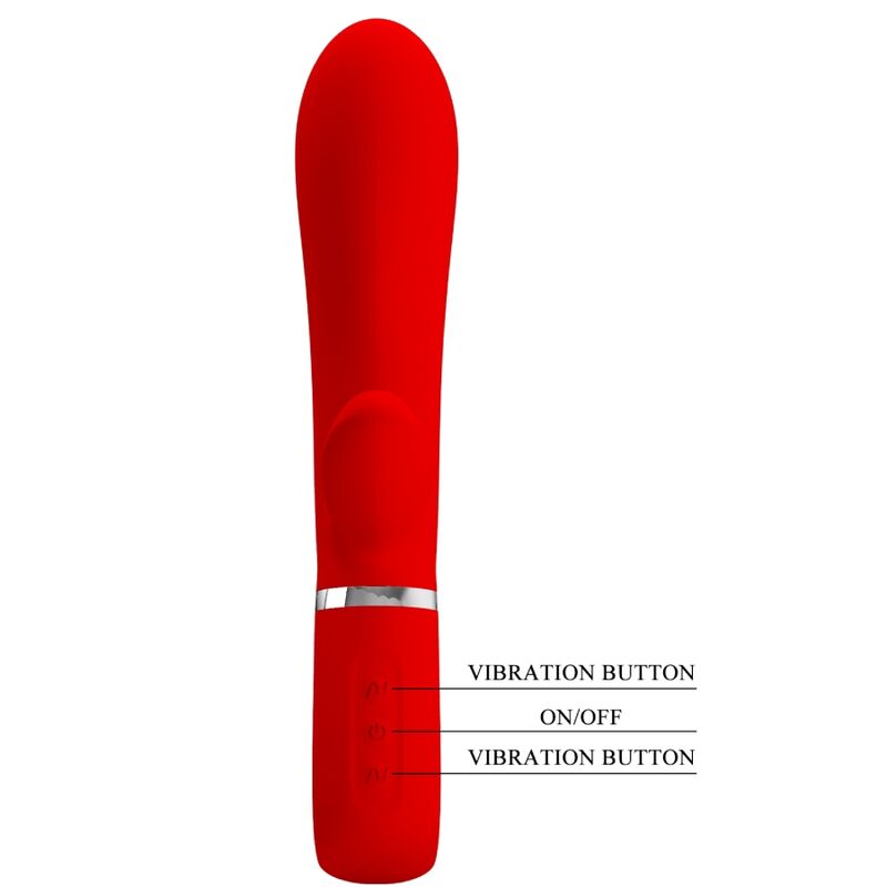 PRETTY LOVE - Thomas Multifunction G-Spot Vibrator Red