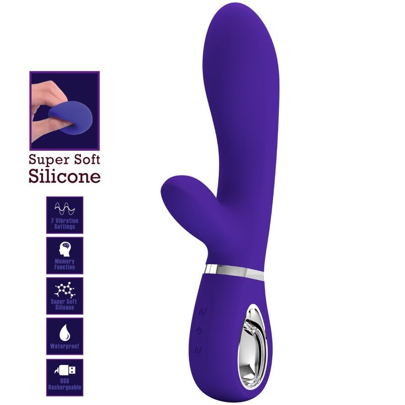 PRETTY LOVE - Thomas Multifunction G-Spot Vibrator Paars