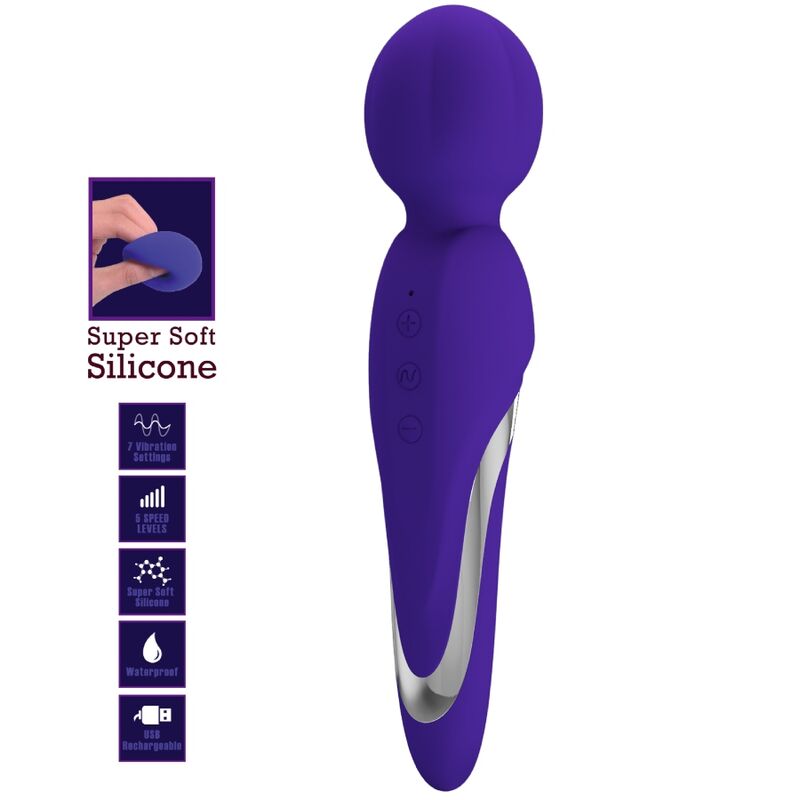 PRETTY LOVE - Walter Vibrator Wand Purple