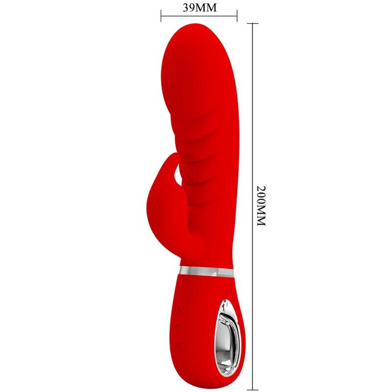PRETTY LOVE - Prescott Multifunction G-Spot Vibrator Red
