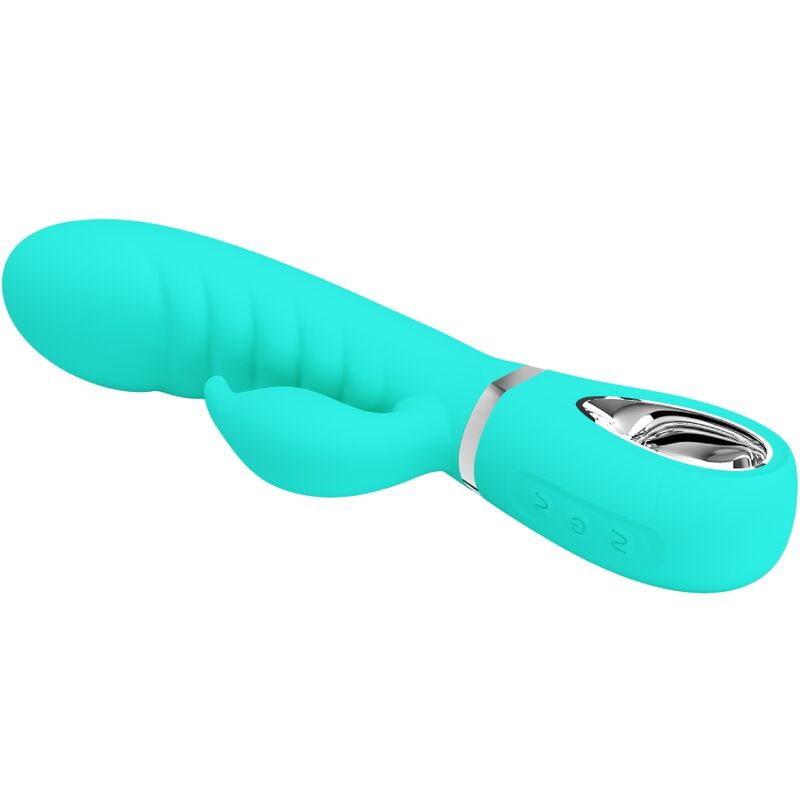 PRETTY LOVE - Prescott Multifunction G-Spot Vibrator Aqua Green