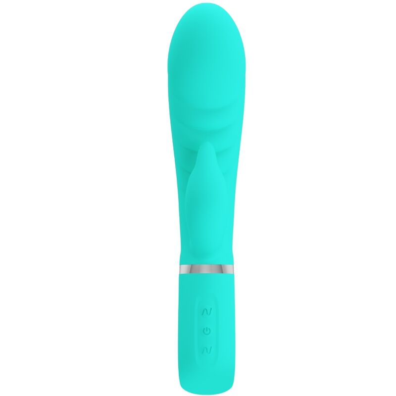 PRETTY LOVE - Prescott Multifunction G-Spot Vibrator Aqua Green