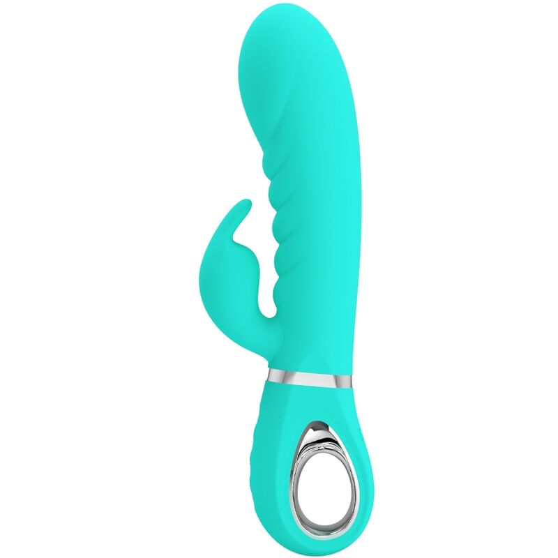 PRETTY LOVE - Prescott Multifunction G-Spot Vibrator Aqua Green