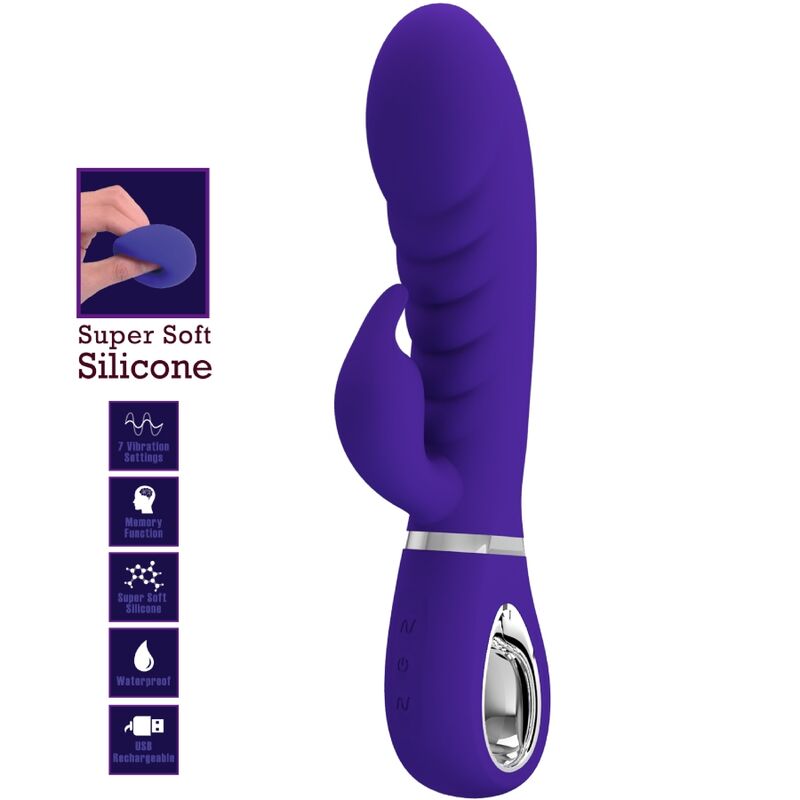 PRETTY LOVE - Prescott Multifunction G-Spot Vibrator Purple