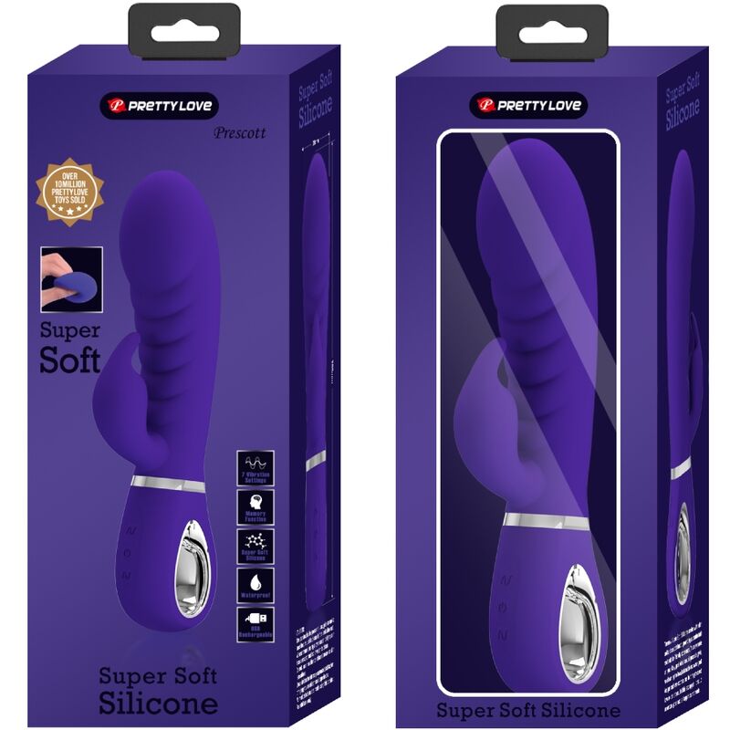 PRETTY LOVE - Prescott Multifunction G-Spot Vibrator Purple
