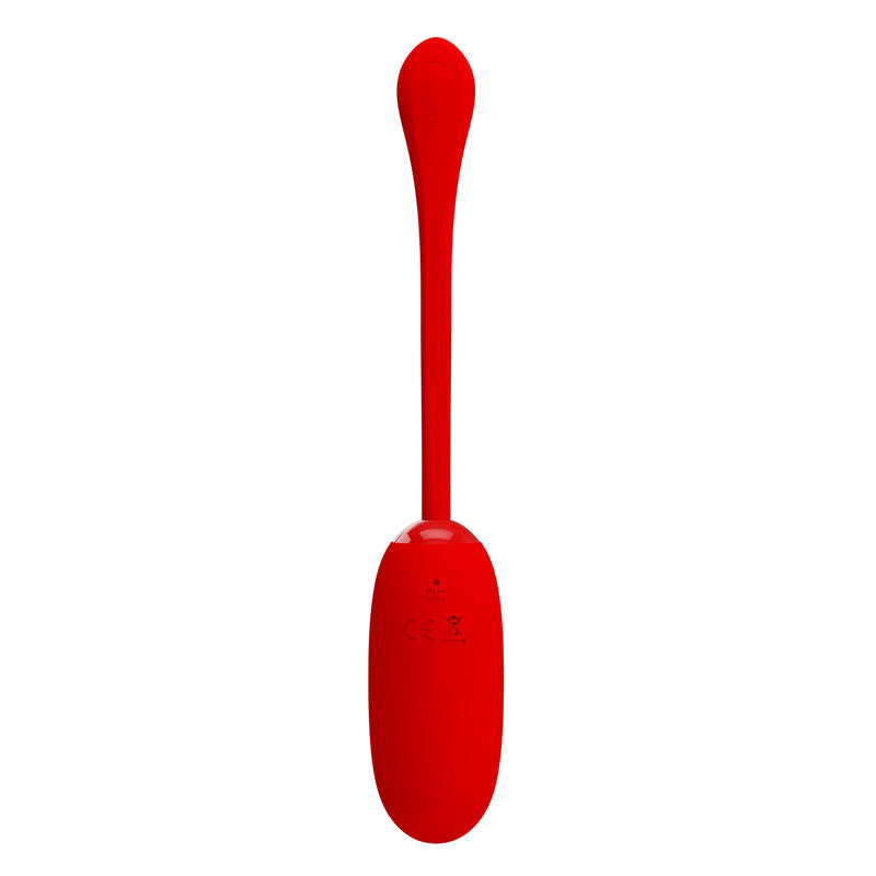 PRETTY LOVE - Julius Waterdicht-Oplaadbaar Vibrating Egg Rood