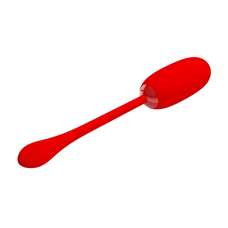 PRETTY LOVE - Julius Waterdicht-Oplaadbaar Vibrating Egg Rood