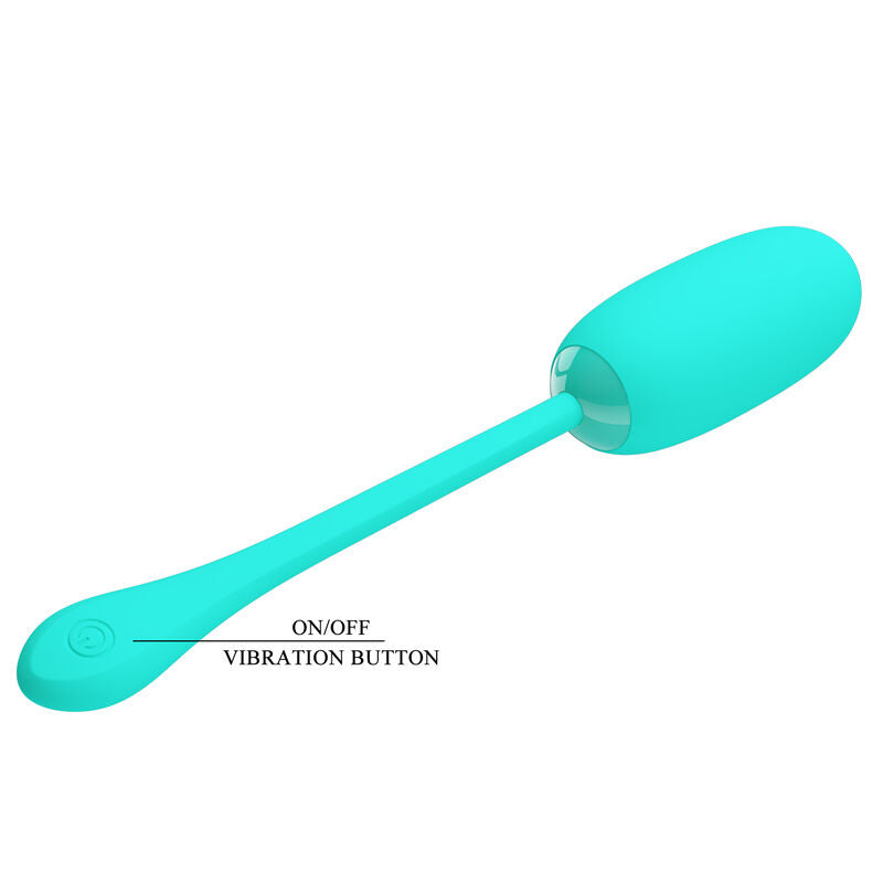 PRETTY LOVE - Julius Waterdicht-Oplaadbaar Vibrating Egg Aqua Groen