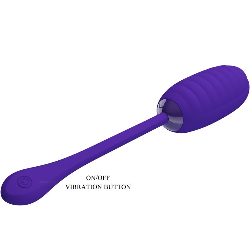 PRETTY LOVE - Kirk Oplaadbaar Vibrating Egg Paars