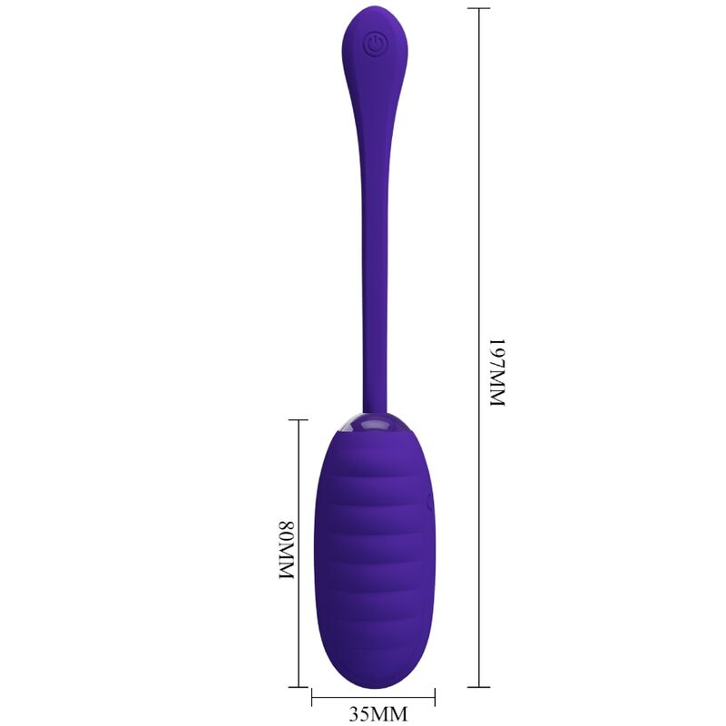 PRETTY LOVE - Kirk Oplaadbaar Vibrating Egg Paars