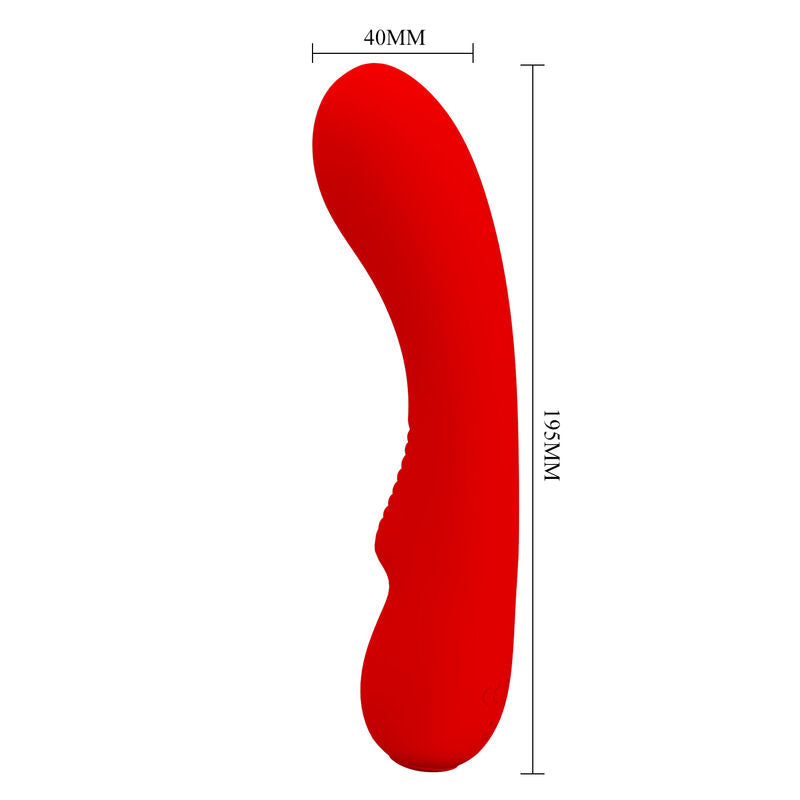 PRETTY LOVE - Prescott Oplaadbaar Vibrator Rood