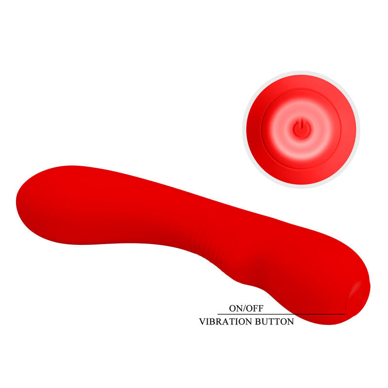 PRETTY LOVE - Prescott Oplaadbaar Vibrator Rood