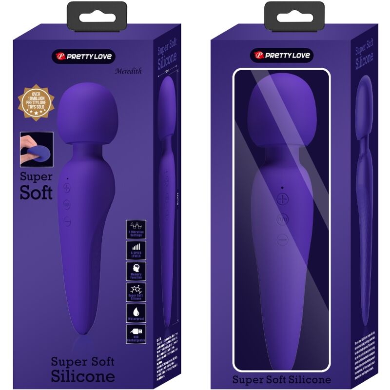 PRETTY LOVE - Meredith Massager 12 Vibration Modes Paars