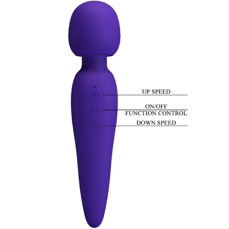 PRETTY LOVE - Meredith Massager 12 Vibration Modes Paars