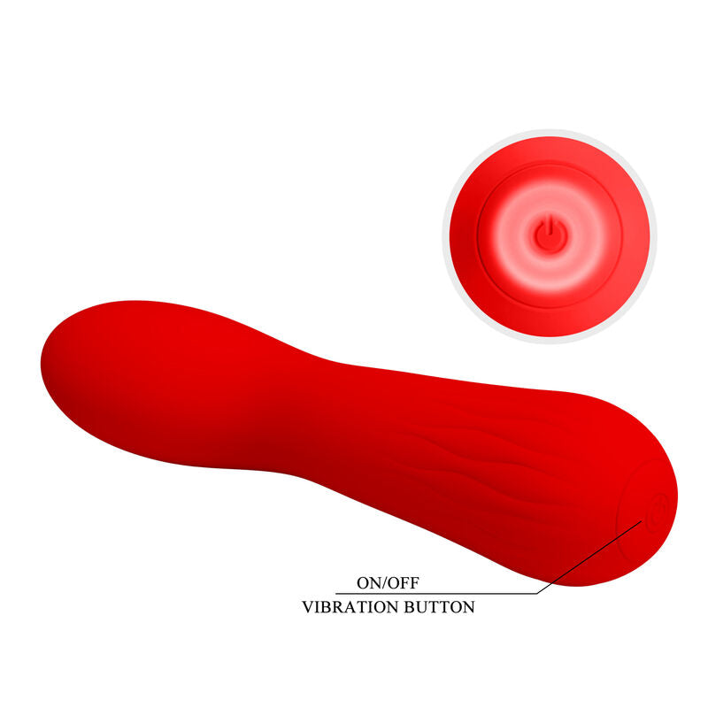 PRETTY LOVE - Faun Rechargeable Vibrator Red