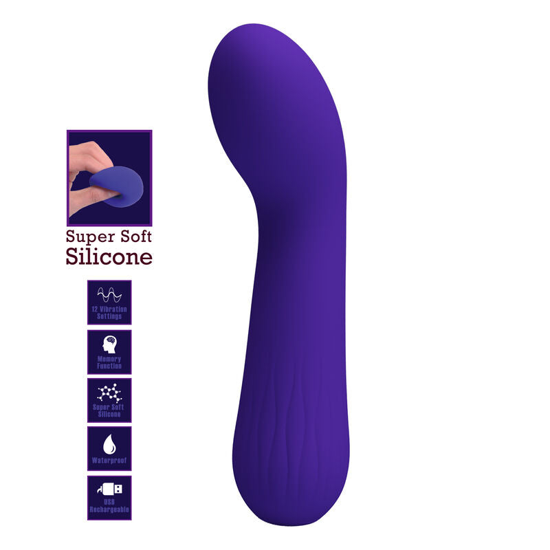 PRETTY LOVE - Faun Rechargeable Vibrator Purple