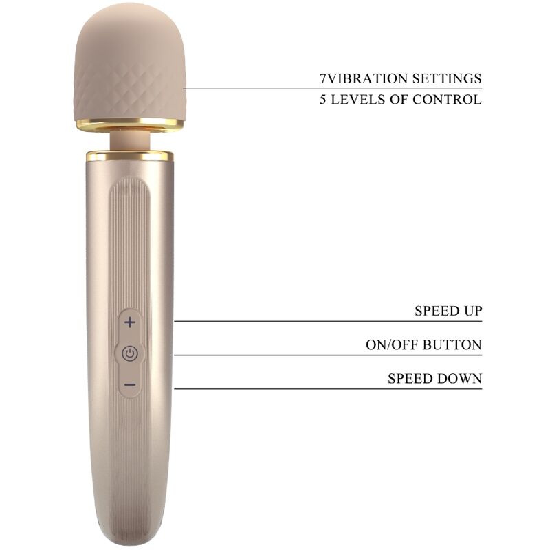 PRETTY LOVE - Massager 7 Vibration Modes Champagne