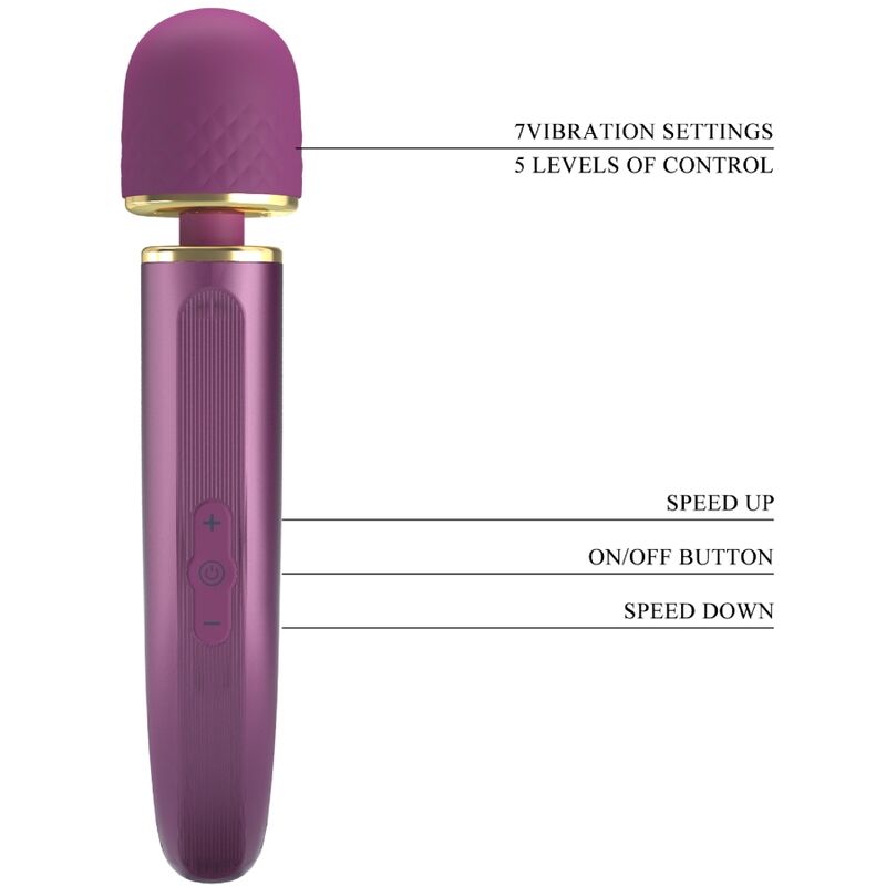 PRETTY LOVE - Massager 7 Vibration Modes Purple