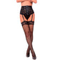 LIVCO CORSETTI FASHION - Garter Belt + Stockings Black