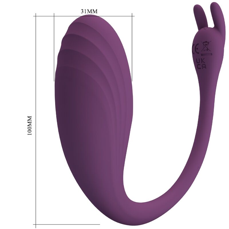 PRETTY LOVE - Catalina Vibrator APP Afstandsbediening Paars