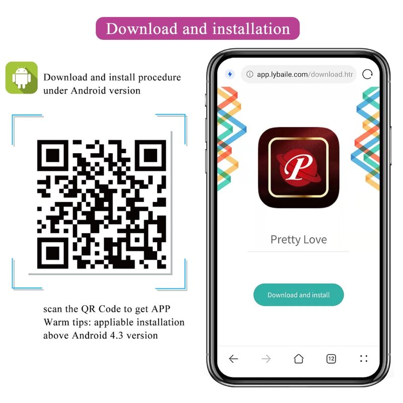 PRETTY LOVE - Jefferson APP Controlled Anal Plug Purple