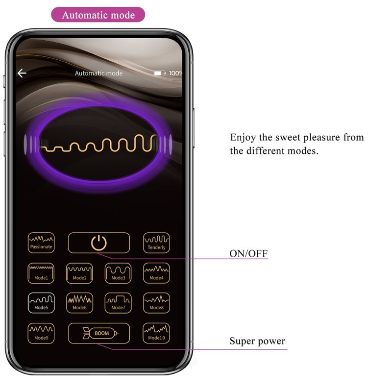 PRETTY LOVE - Elvira Kegel Balls APP Remote Control Purple
