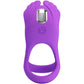 PRETTY LOVE - Silas Vibrant Penis Ring 7 Vibrations Paars Silicone