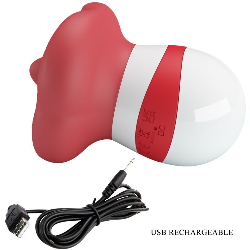 PRETTY LOVE - Mina Tongue Stimulator Light Red