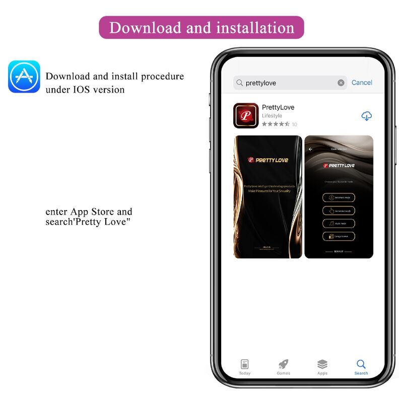 PRETTY LOVE - Billy Vibration Remote Control Purple Free APP