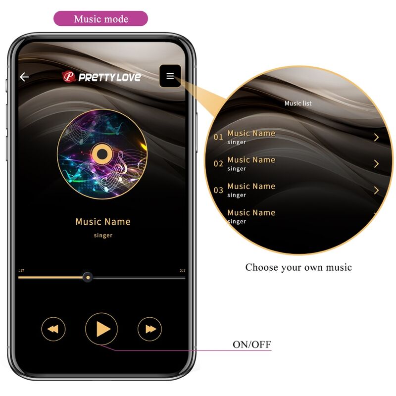 PRETTY LOVE - Billy Vibration Remote Control Purple Free APP