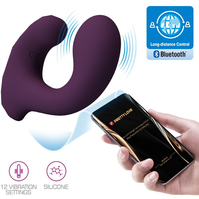 PRETTY LOVE - Billy Vibration Remote Control Purple Free APP