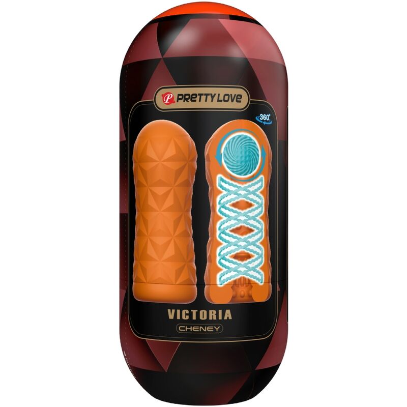 PRETTY LOVE - Victoria Cheney Masturbator Orange