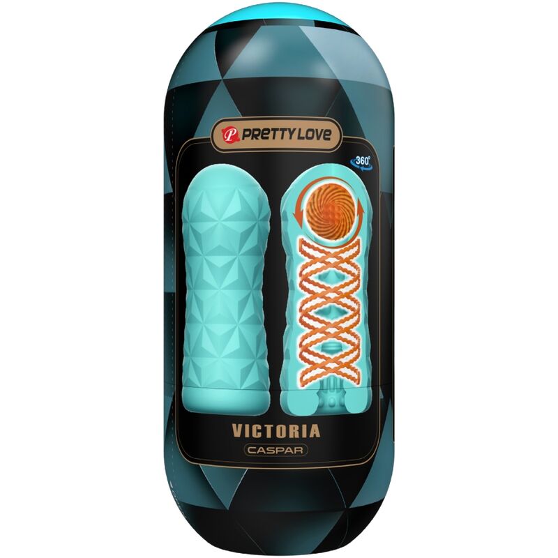 PRETTY LOVE - Victoria Caspar Masturbator Aqua Groen
