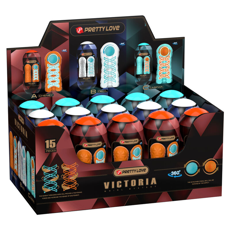 PRETTY LOVE - Victoria Masturbator 15 Pieces