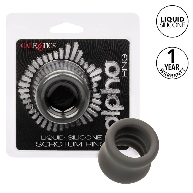CalExotics - Alpha Scrotum Stretching Ring Black