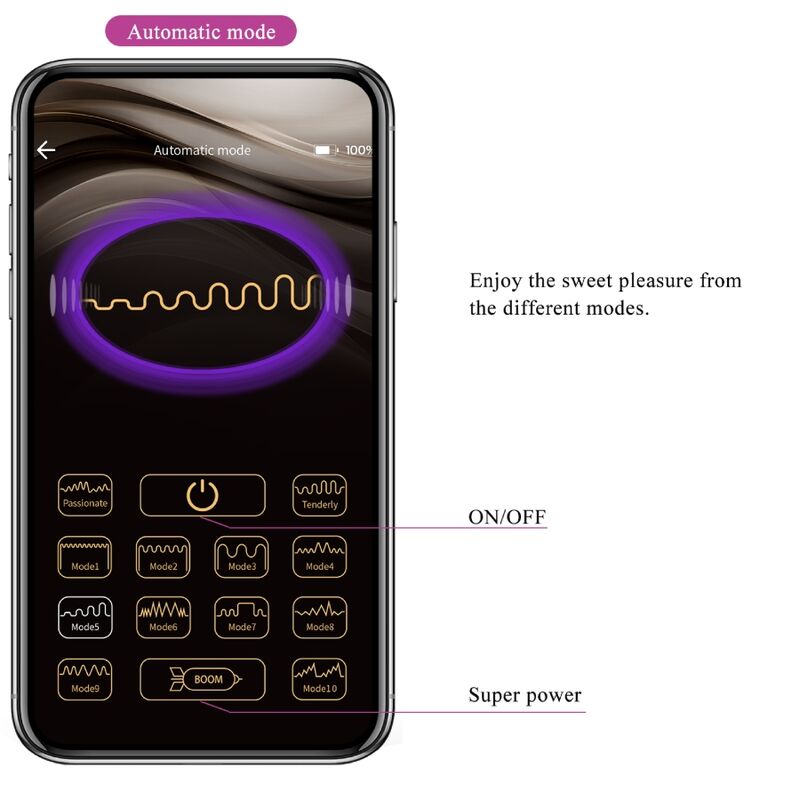 PRETTY LOVE - Doreen Paars Oplaadbaar Vibrating Egg