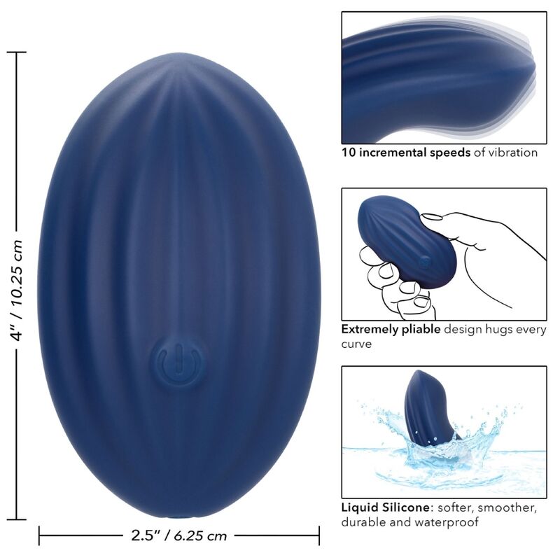 CalExotics - Kasjmier Velvet Curve Blauw