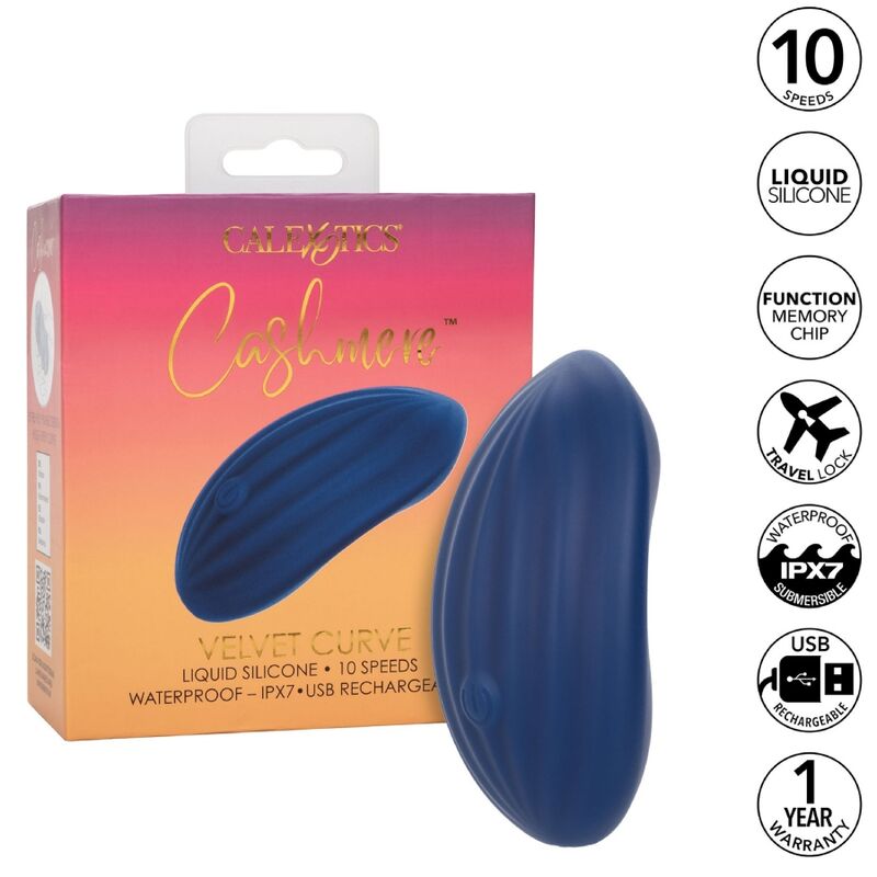 CalExotics - Kasjmier Velvet Curve Blauw