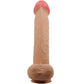 PRETTY LOVE - Sliding Skin Series Realistic Dildo With Sliding Skin Suction Cup Flesh 26 Cm