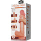PRETTY LOVE - Sliding Skin Series Realistic Dildo With Sliding Skin Suction Cup Brown 26 Cm