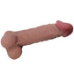 PRETTY LOVE - Sliding Skin Series Realistic Dildo With Sliding Skin Suction Cup Brown 24 Cm