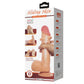 PRETTY LOVE - Sliding Skin Series Realistic Dildo With Sliding Skin Suction Cup 21.8 Cm