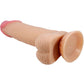 PRETTY LOVE - Sliding Skin Series Realistic Dildo With Sliding Skin Suction Cup 19.4 Cm