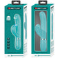 PRETTY LOVE - Perlita Multifunction 3 In 1 G-Spot Vibrator Aqua Green