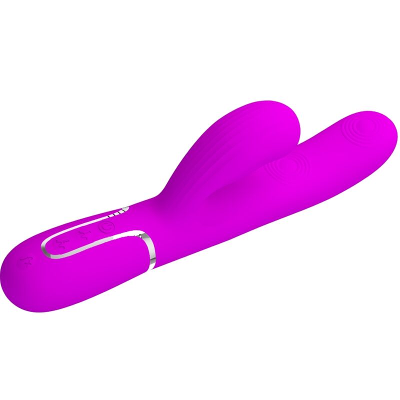 PRETTY LOVE - Perlita Multifunction 3 In 1 G-Spot Vibrator Violet